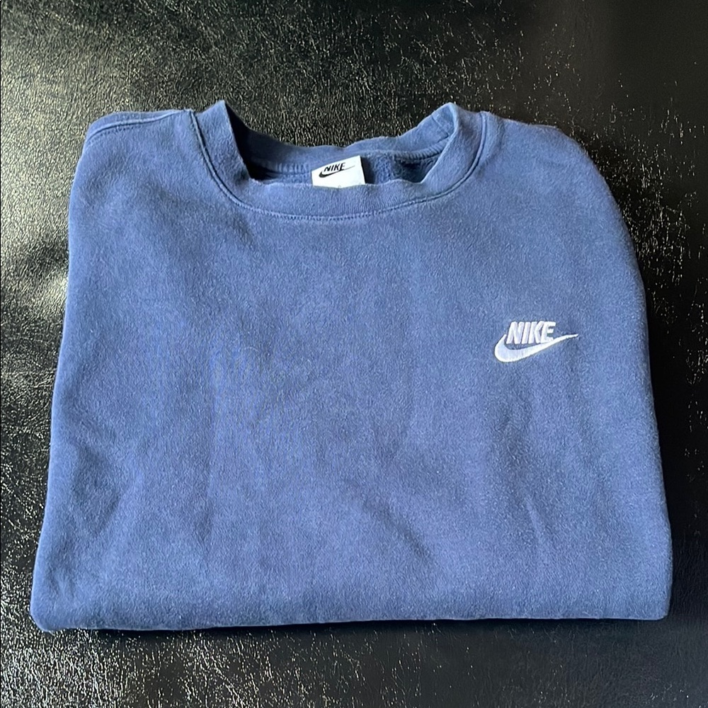 Nike Men's Classic Blue Crewneck Sweater